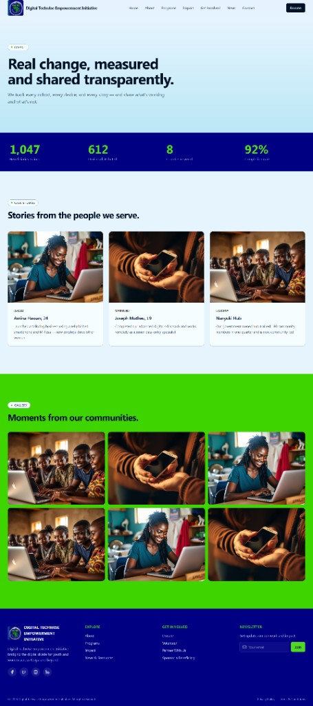 DTEI impact page